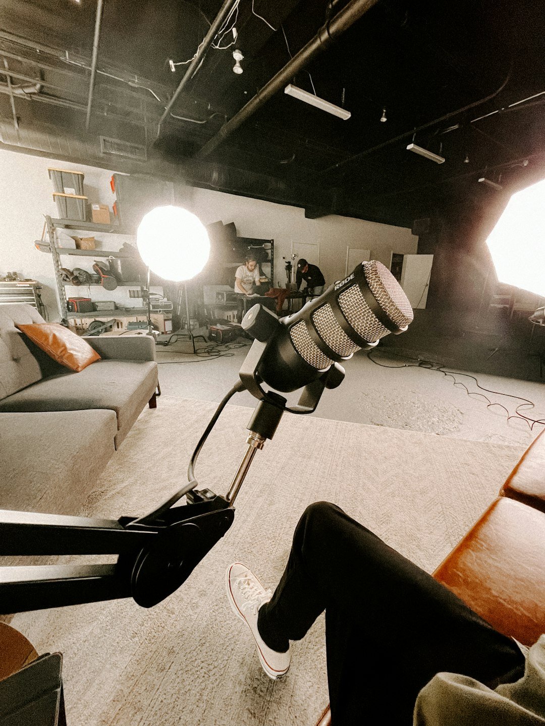 celebrity interview setup